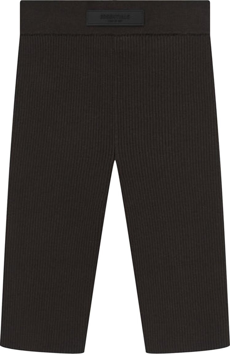 

Шорты Fear of God Essentials Knit Rib Sport Short 'Off Black', черный