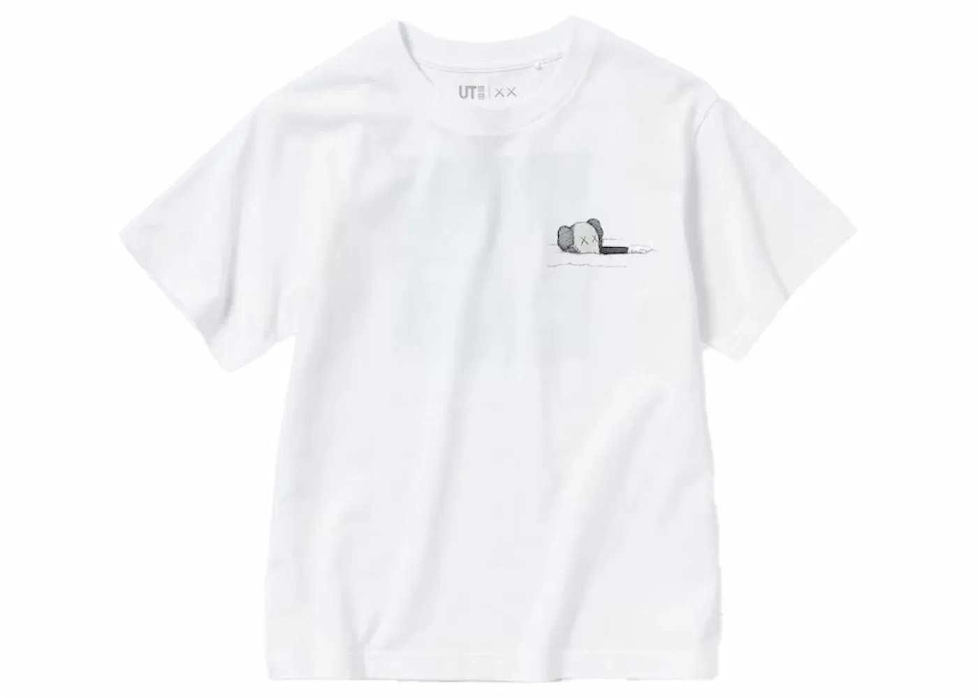 Детская футболка с принтом KAWS x Uniqlo Kids UT Short Sleeve Artbook Cover, White — фото 2
