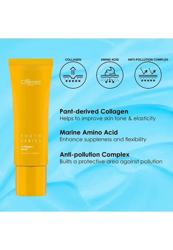 Маска для лица коллагеновая Collagen mask Skin Chemists, White, 50 мл — фото 4
