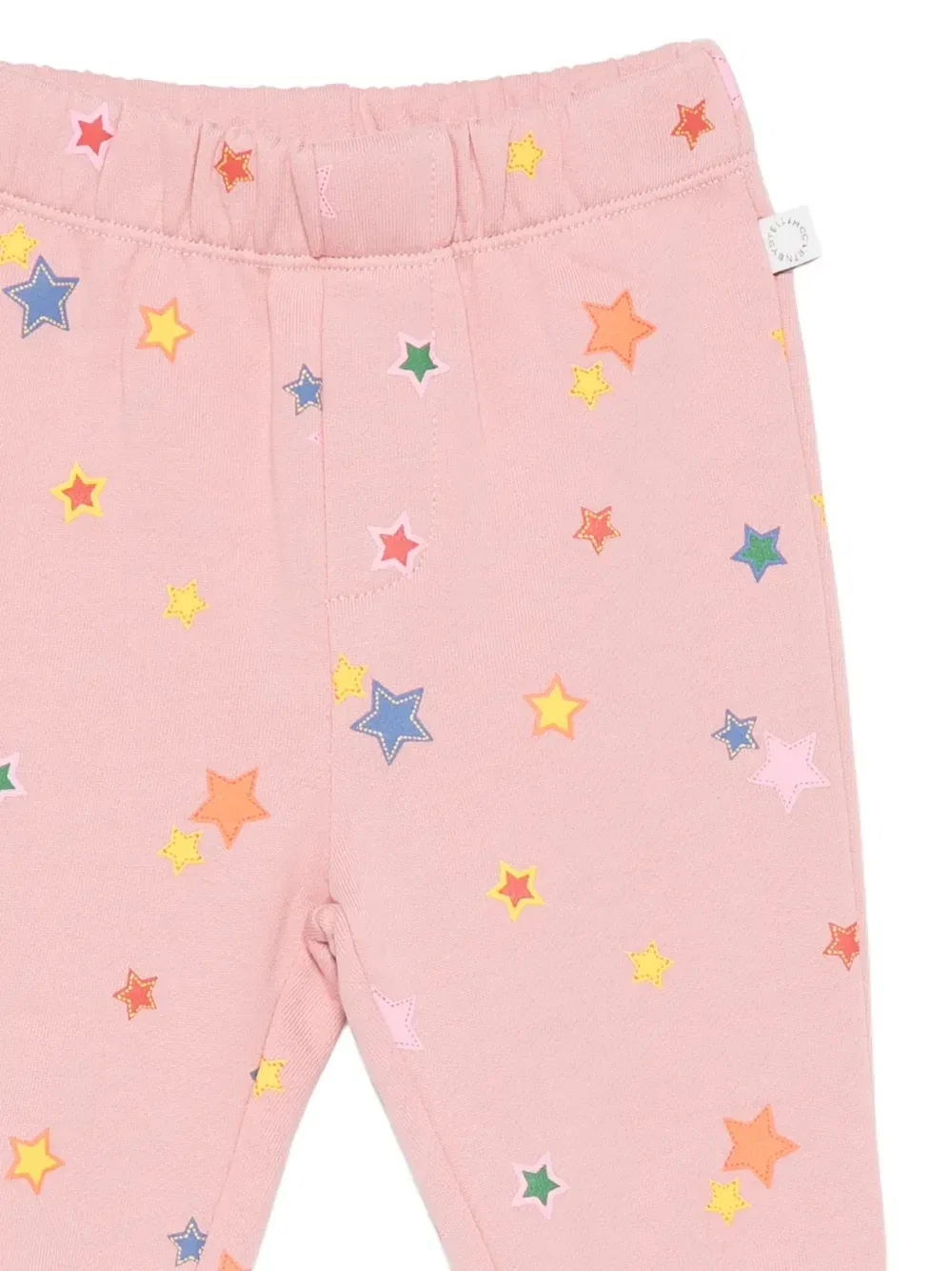 Спортивные брюки с принтом в виде звезд Stella Mccartney Kids, розовый — фото 3