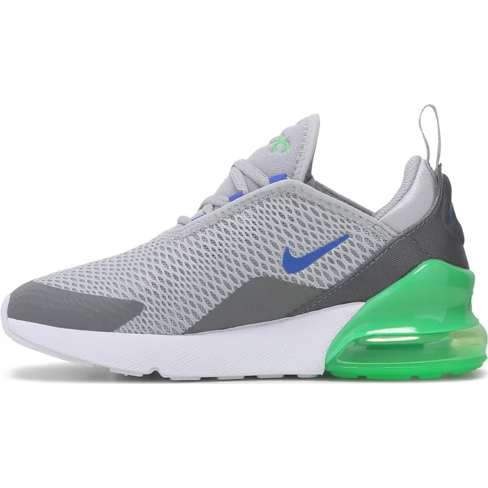 Детские кроссовки Air Max 270 Nike, Grey/Green — фото 3