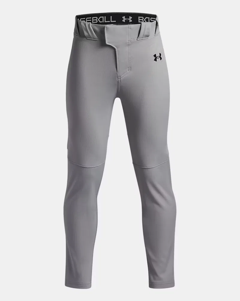 Бейсбольные брюки 61 см быстросохнущие UA Utility Pro Tapered UnderArmour, Baseball Gray/Black