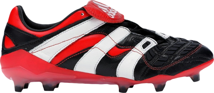 Бутсы Adidas Predator Accelerator FG 'Black Red', черный - фото