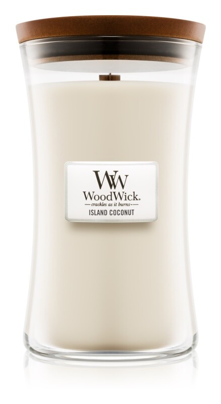 

Ароматическая свеча Woodwick Island Coconut