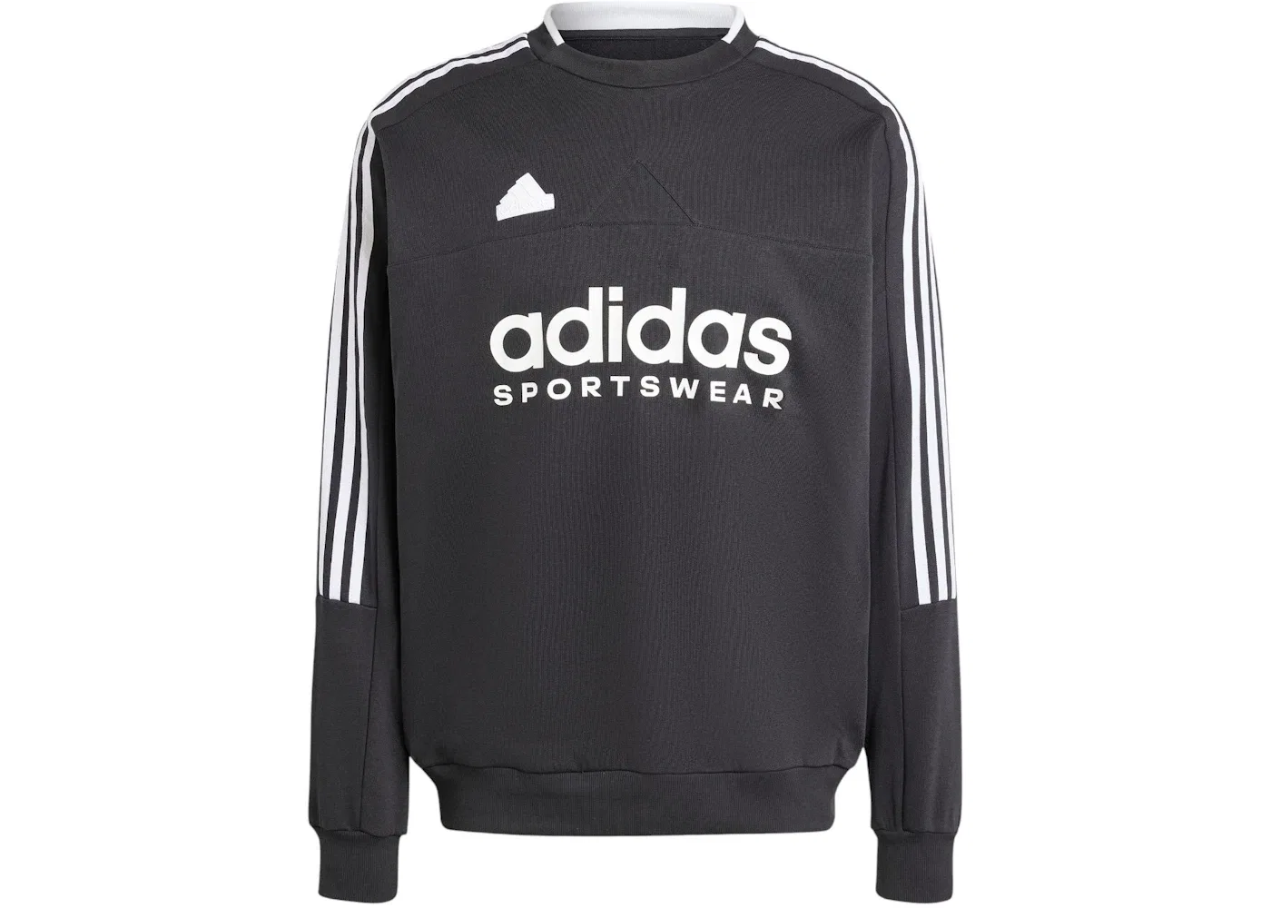 Мужской свитшот с флисом House Of Tiro Adidas, Black White