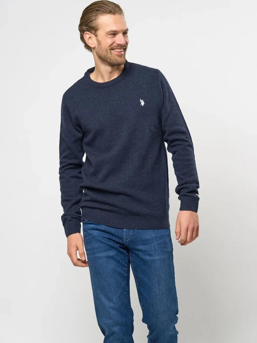 Свитер U.S. Polo Assn. 'UMKetil' сапфирового цвета — фото 3