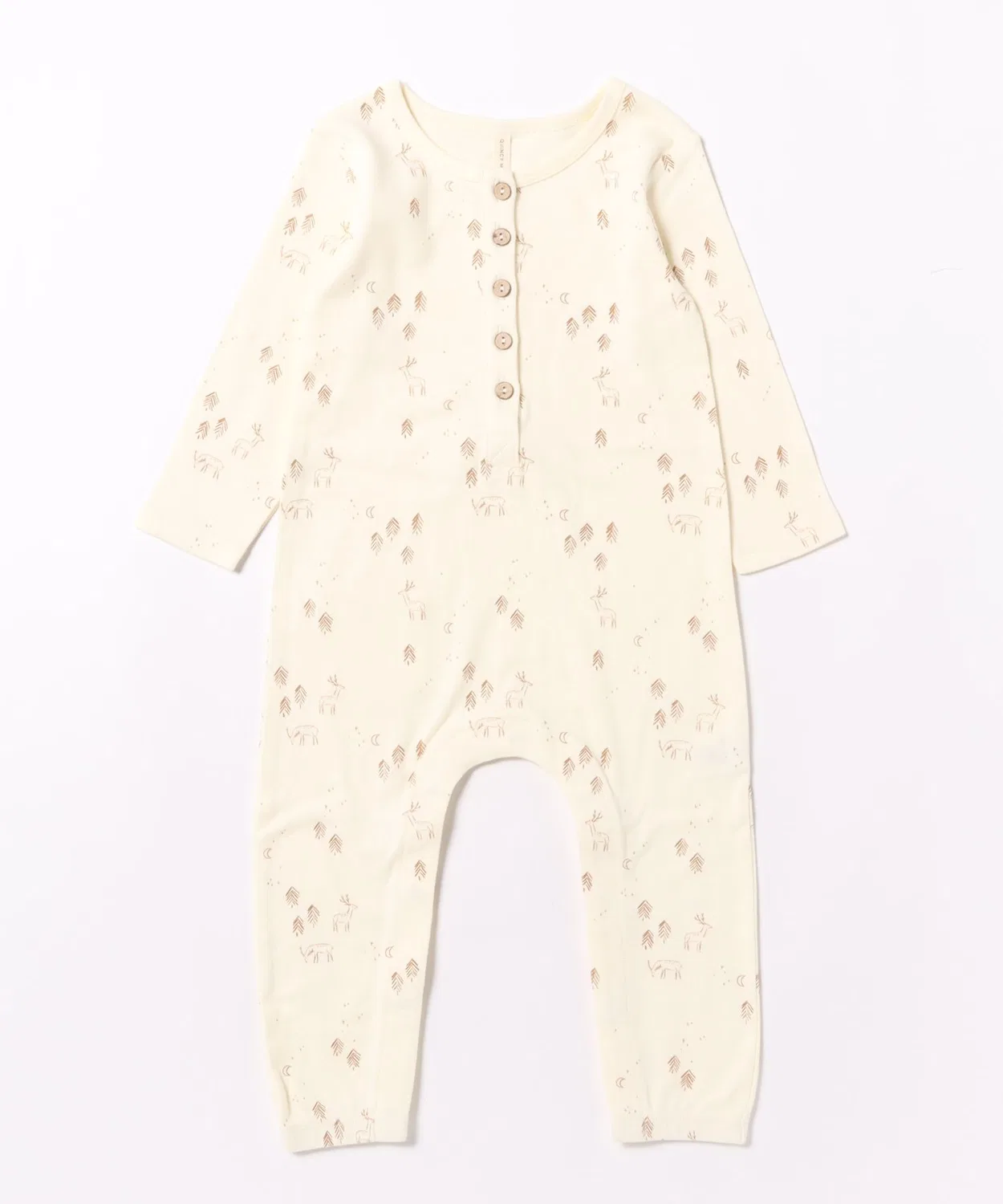 Детский комбинезон с длинным рукавомWoodland Quincy Mae, Ivory
