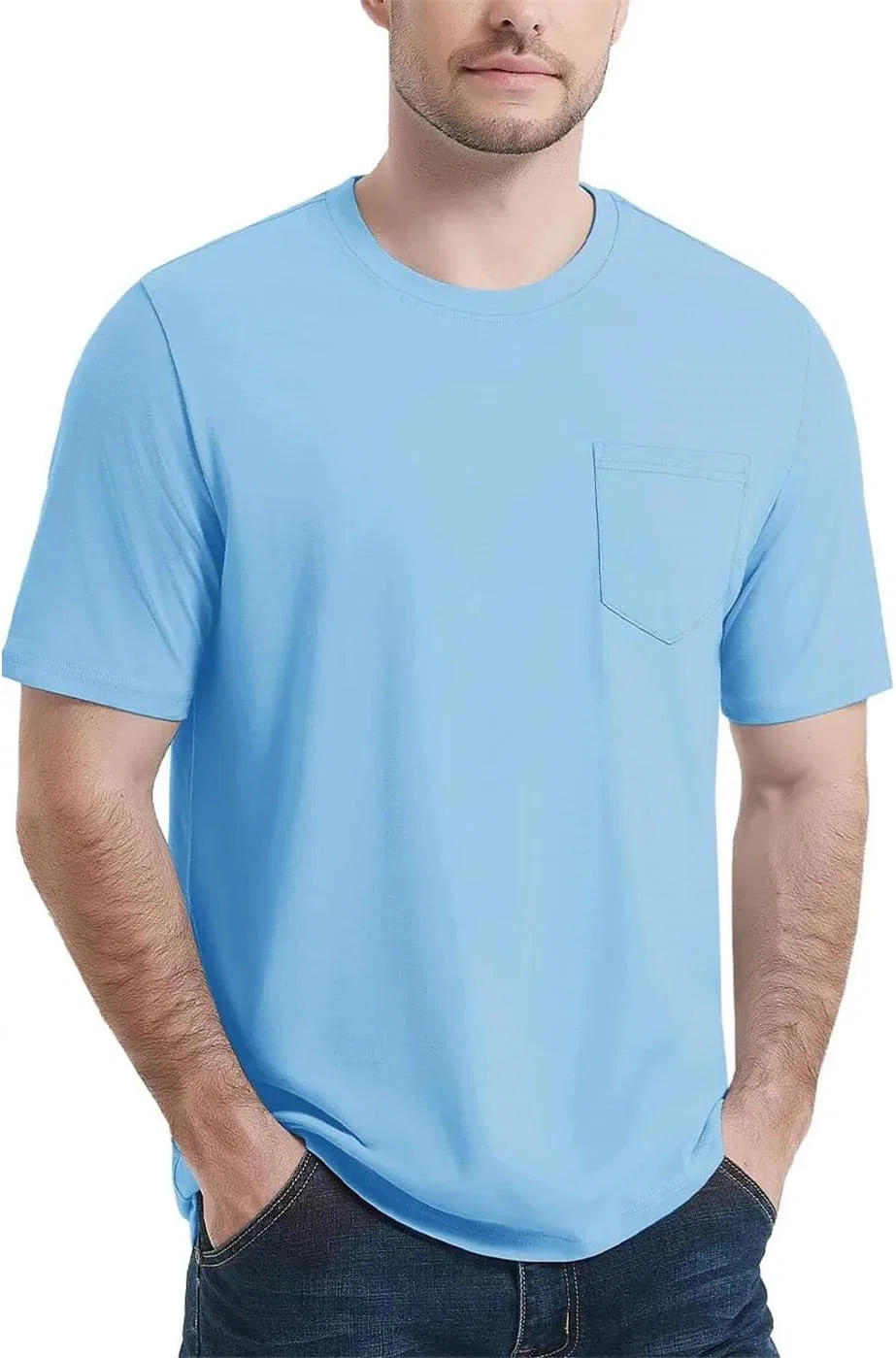 Мужская футболка с карманом на груди Basic Tee, 14 — фото 2
