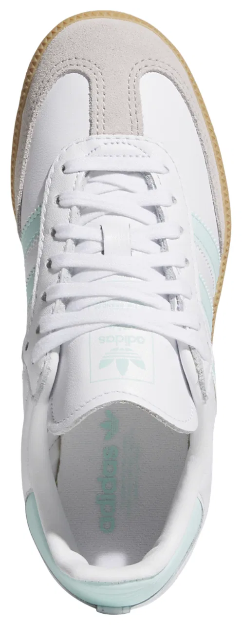 Кроссовки для мальчиков Samba Adidas, цвет Gum/Semi Flash Aqua/White — фото 4