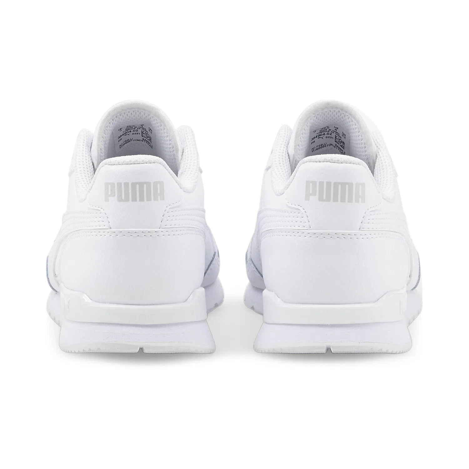 Детские кожаные кроссовки ST Runner v3 Puma, Weiss — фото 2