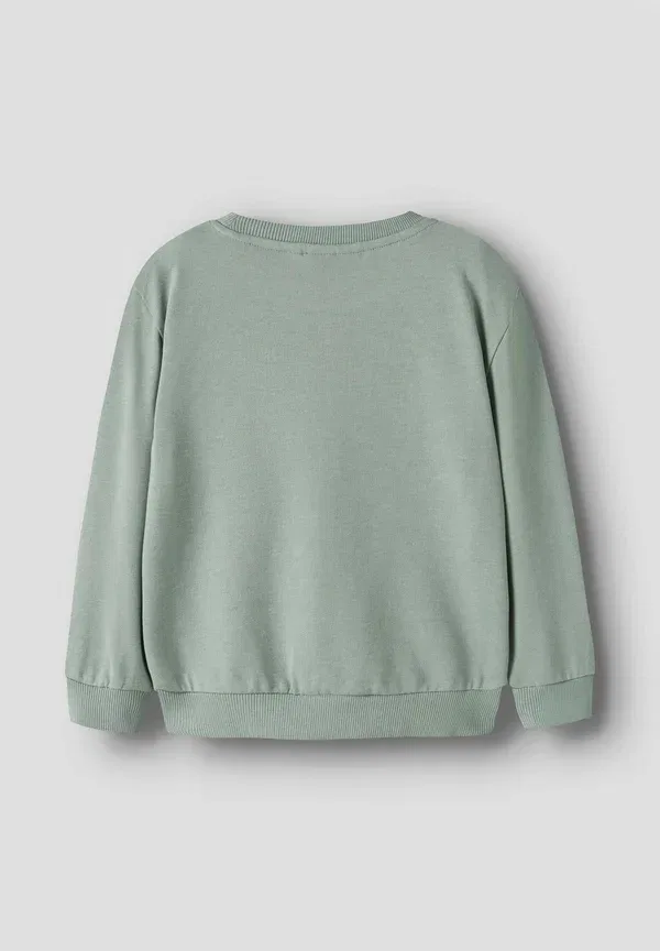 Свитшот с динозаврами Sweatshirt regular fit Name It Green Milieu, зеленый — фото 2