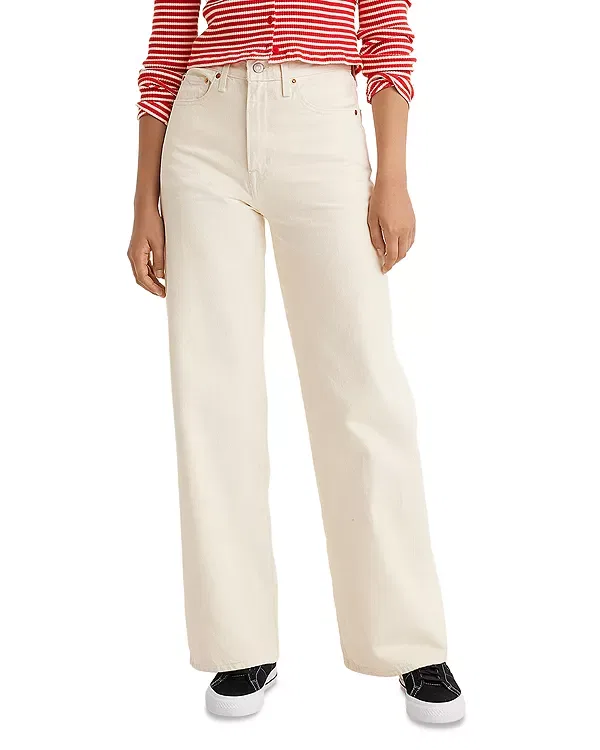 Женские джинсы с высокой посадкой Ribcage wide leg jeans Levi's, Barely Freezing