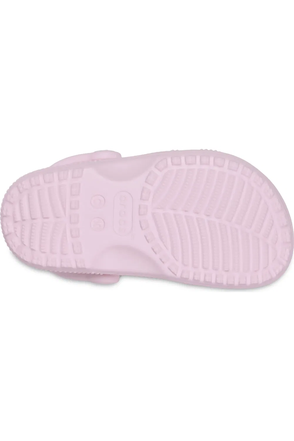 Детские сабо с перфорацией в виде сердечек Classic Hearts Cutout CROCS, Bubble Ice — фото 4