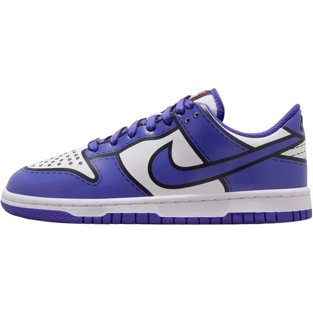 Кроссовки для скейтбординга Dunk Kids, Nike, Purple White