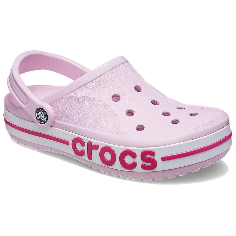 Детские сабо Crocs Bayaband Clogs, Candy Pink — фото 4
