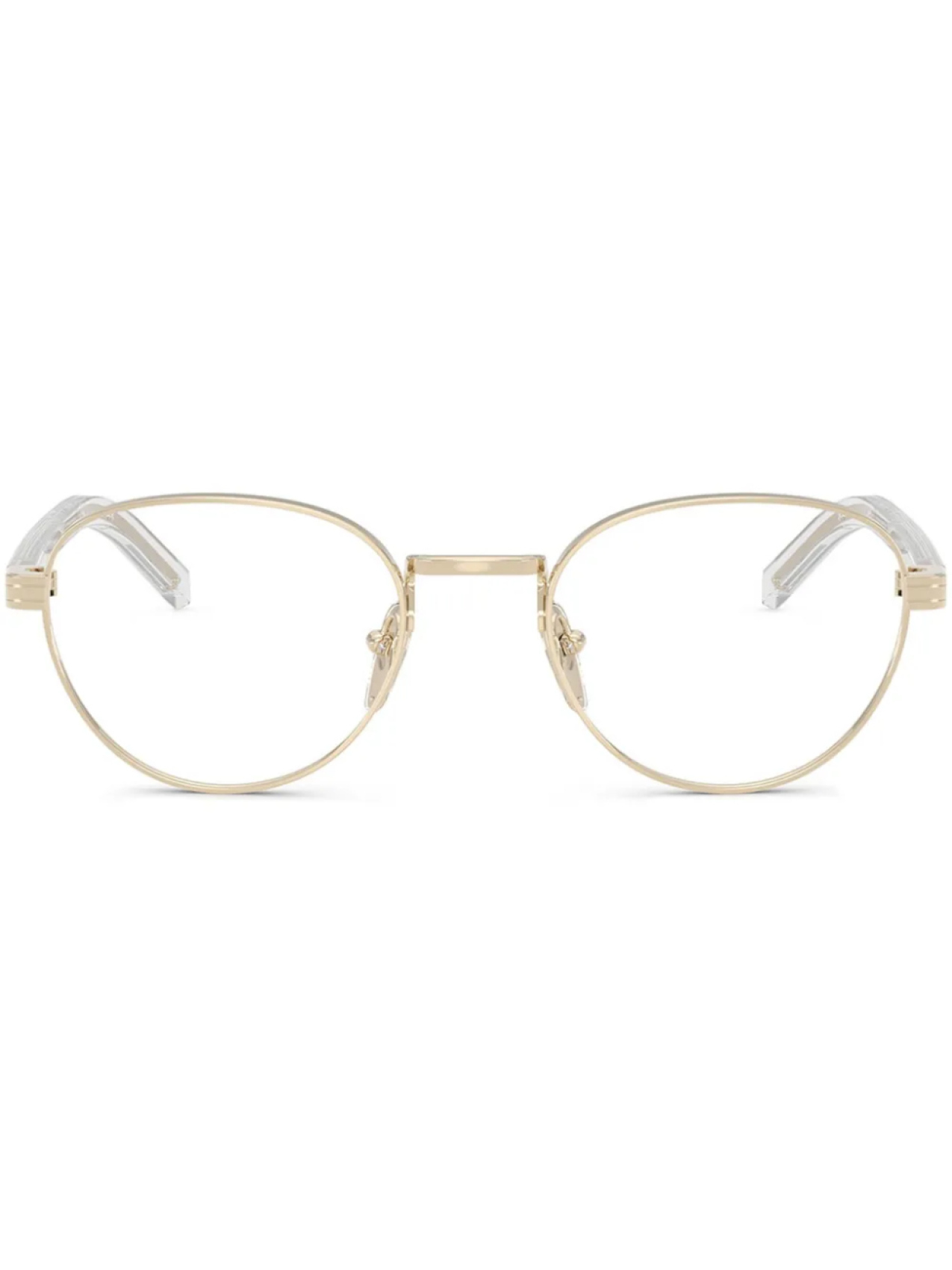 

Prada Eyewear очки в круглой оправе, золотой