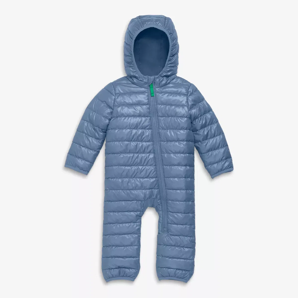Детский пуховый комбинезон для малышей Primary Baby Lightweight Puffer Suit Primary, Cherry — фото 2