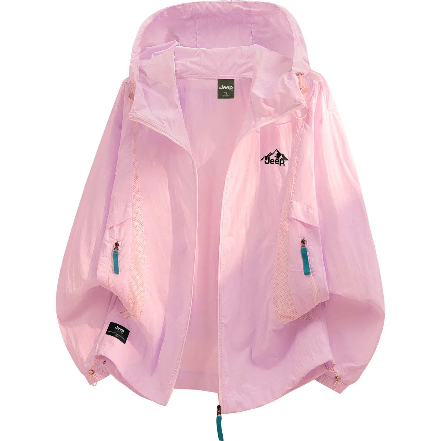 Детская ветровка для защиты от солнца с длинным рукавом Jeep Mucha Ice Peak Sun Protection Collection, Cherry Blossom Pink