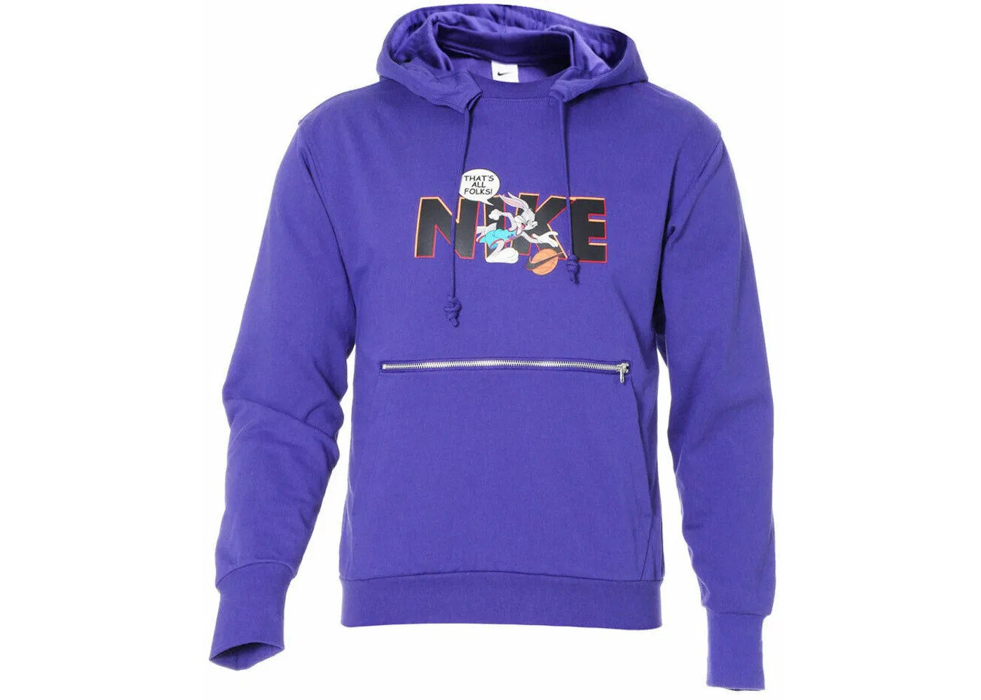 Мужская худи с принтом Space Jam Nike Dri-Fit Standard Issue x Space Jam: A New Legacy Hoodie, Blue