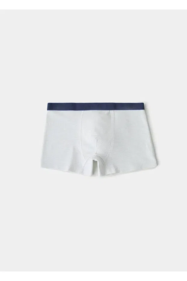 Детские боксеры для мальчиков хлопковые Set of 3 karma underwear Mango Kids, Blue — фото 4