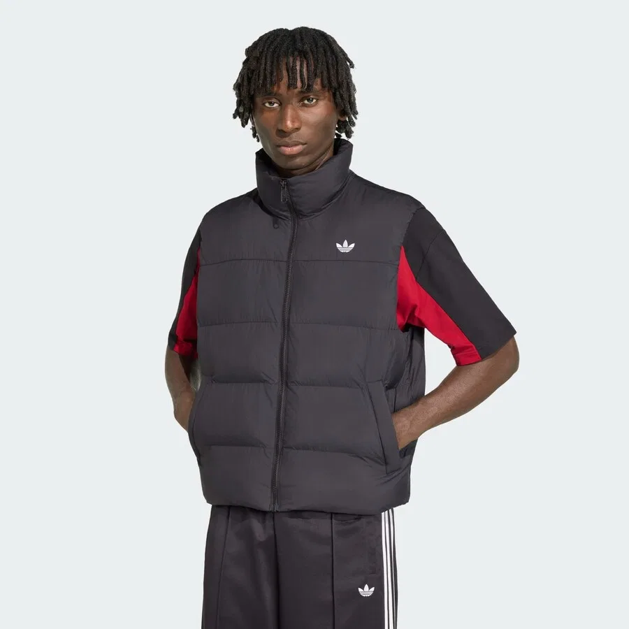 Жилет ADIDAS ORIGINALS черного цвета — фото 2