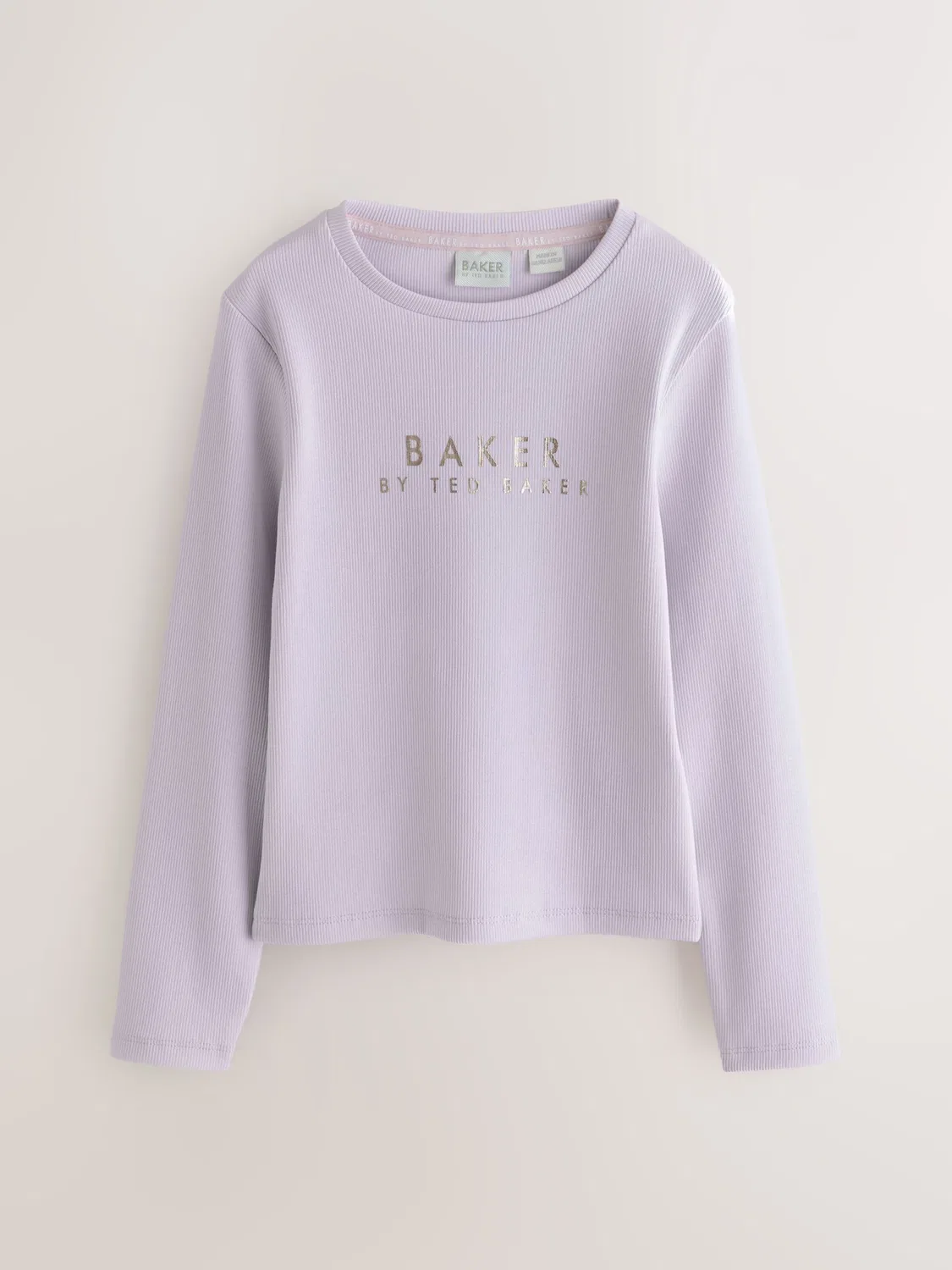 Рубашка Baker by Ted Baker в цветах: темно-синий светло-фиолетовый, розовый — фото 3