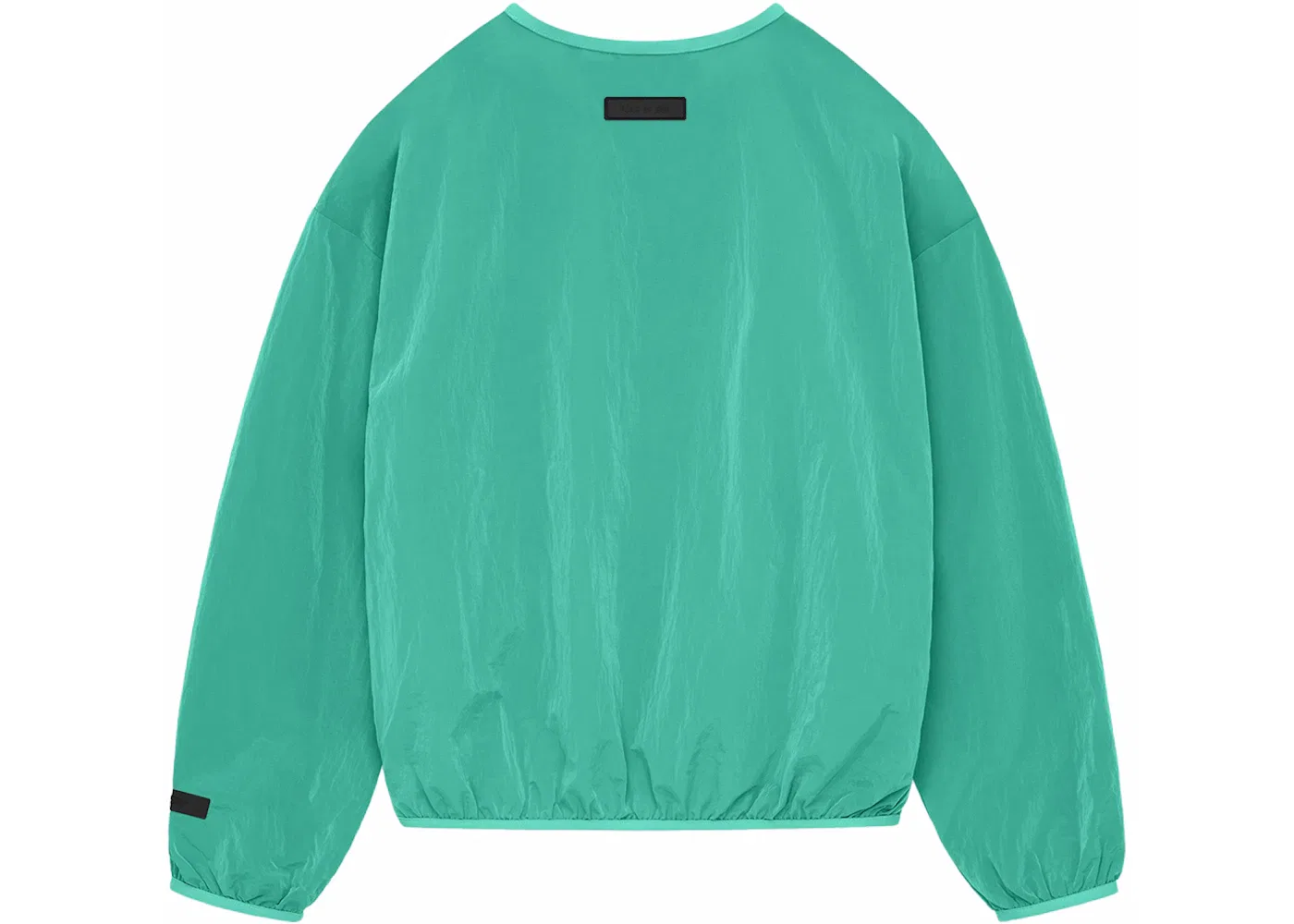 Мужской пуловер из крашеного нейлона Crinkle Nylon Crewneck Fear of God, Mint Leaf — фото 2