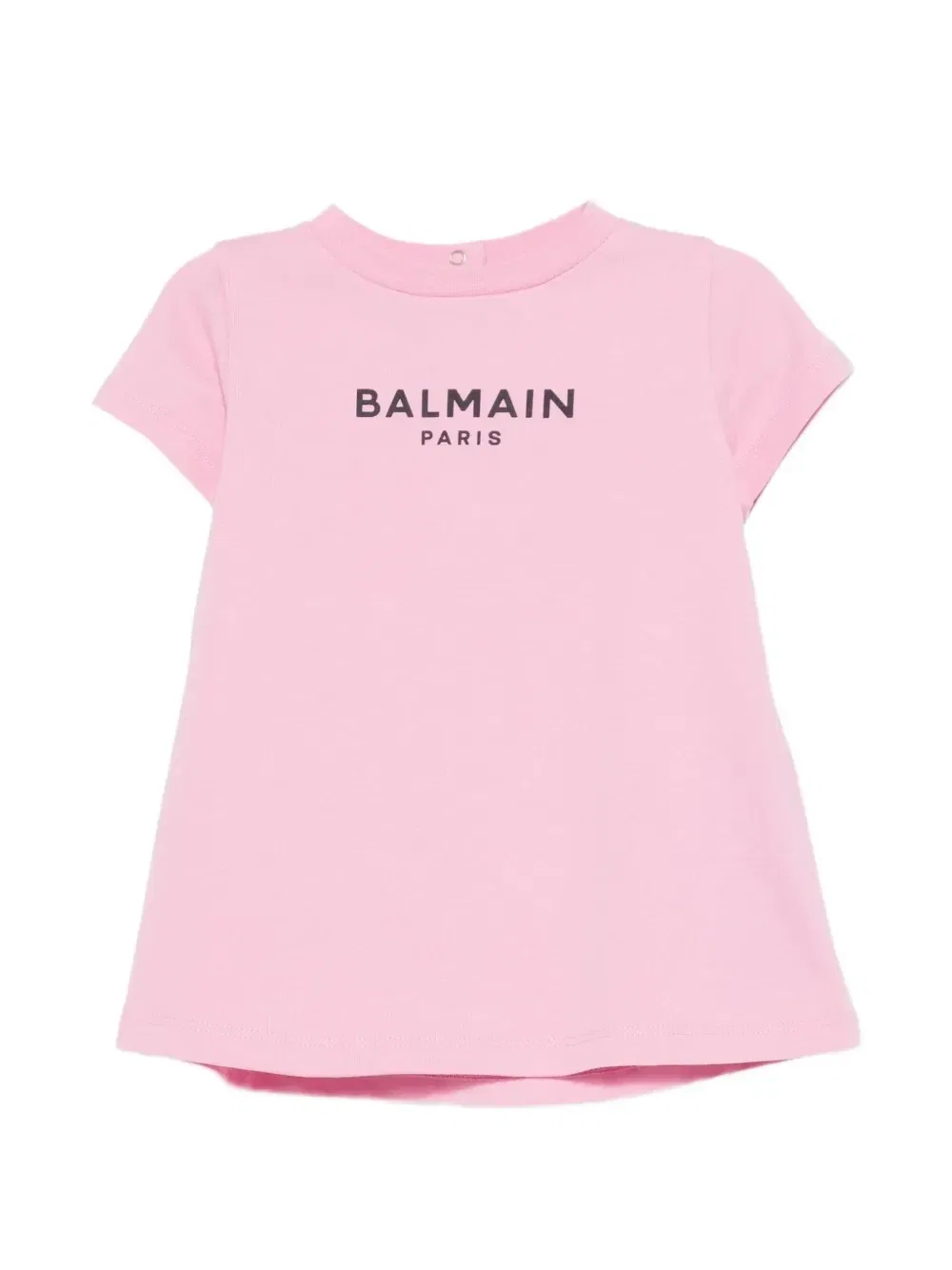 Платье с логотипом Balmain Kids, розовый