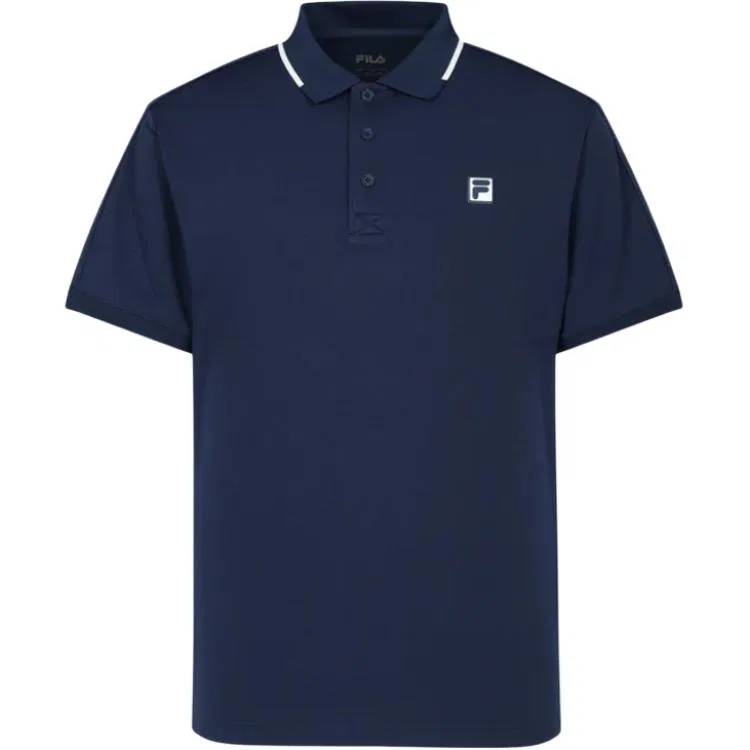 Детское поло с воротником Marine Blue FILA