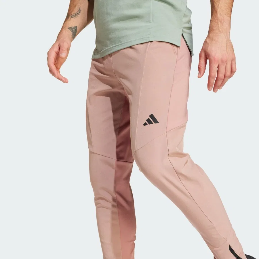 Спортивные штаны для тренировок с технологией AEROREADY, модель Performance JI8158 Designed for Training Hybrid Pants, adidas, Синий — фото 4