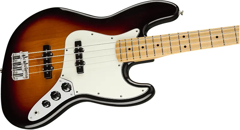 

Fender Player Jazz Bass, кленовый гриф, 3 цвета Sunburst 0149902500