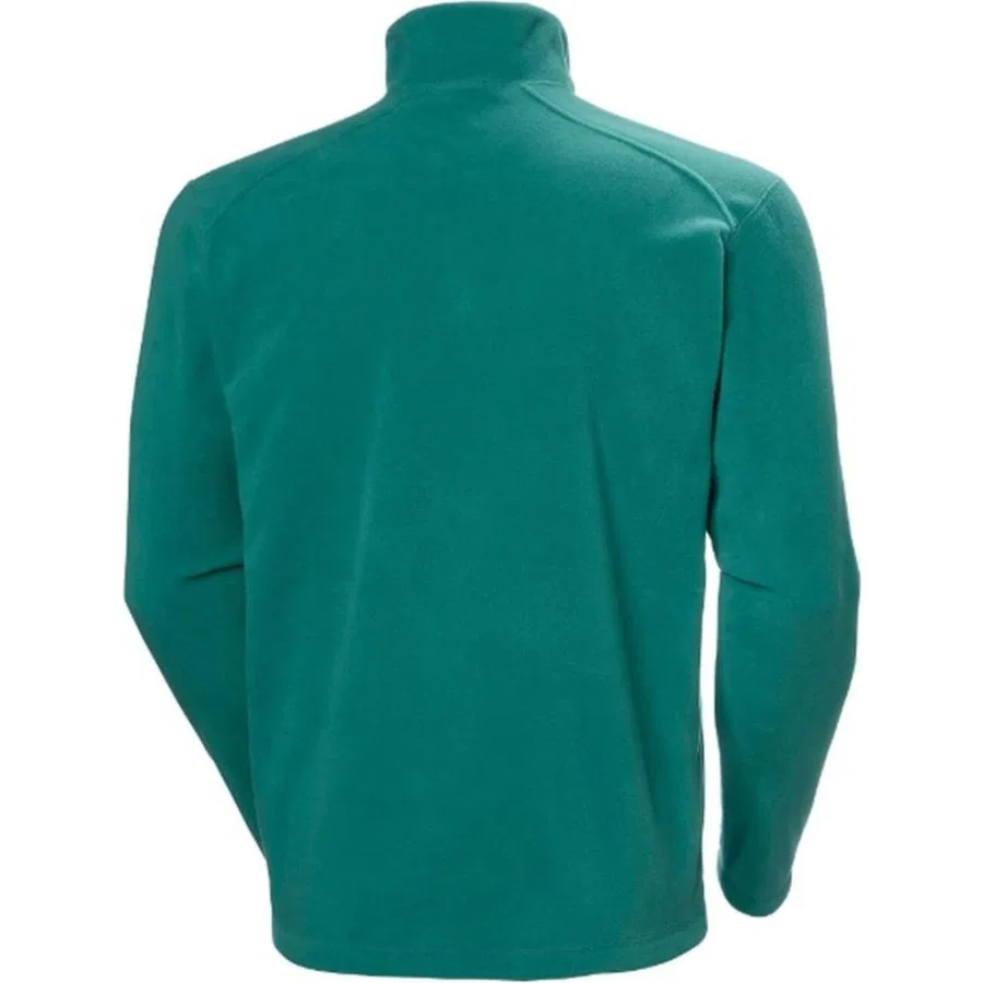 Детский флисовый полузамок-водолазка с длинным рукавом Junıor Rıder 1/2 Zıp Helly Hansen, Темно-зеленый — фото 2
