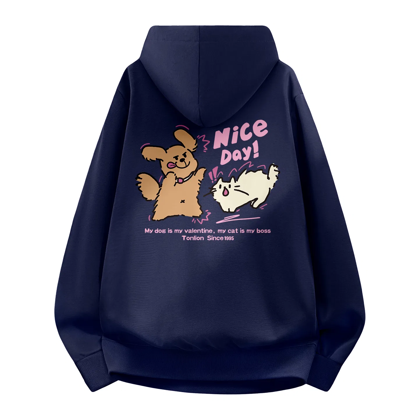 Детский худи с капюшоном Tonlion, Цвет Heather Navy