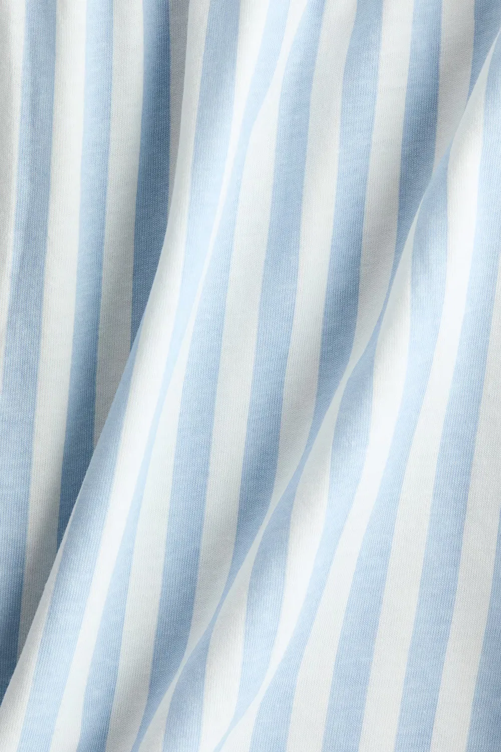 Платье из хлопка с принтом H&M, Hellblau/Gestreift — фото 2
