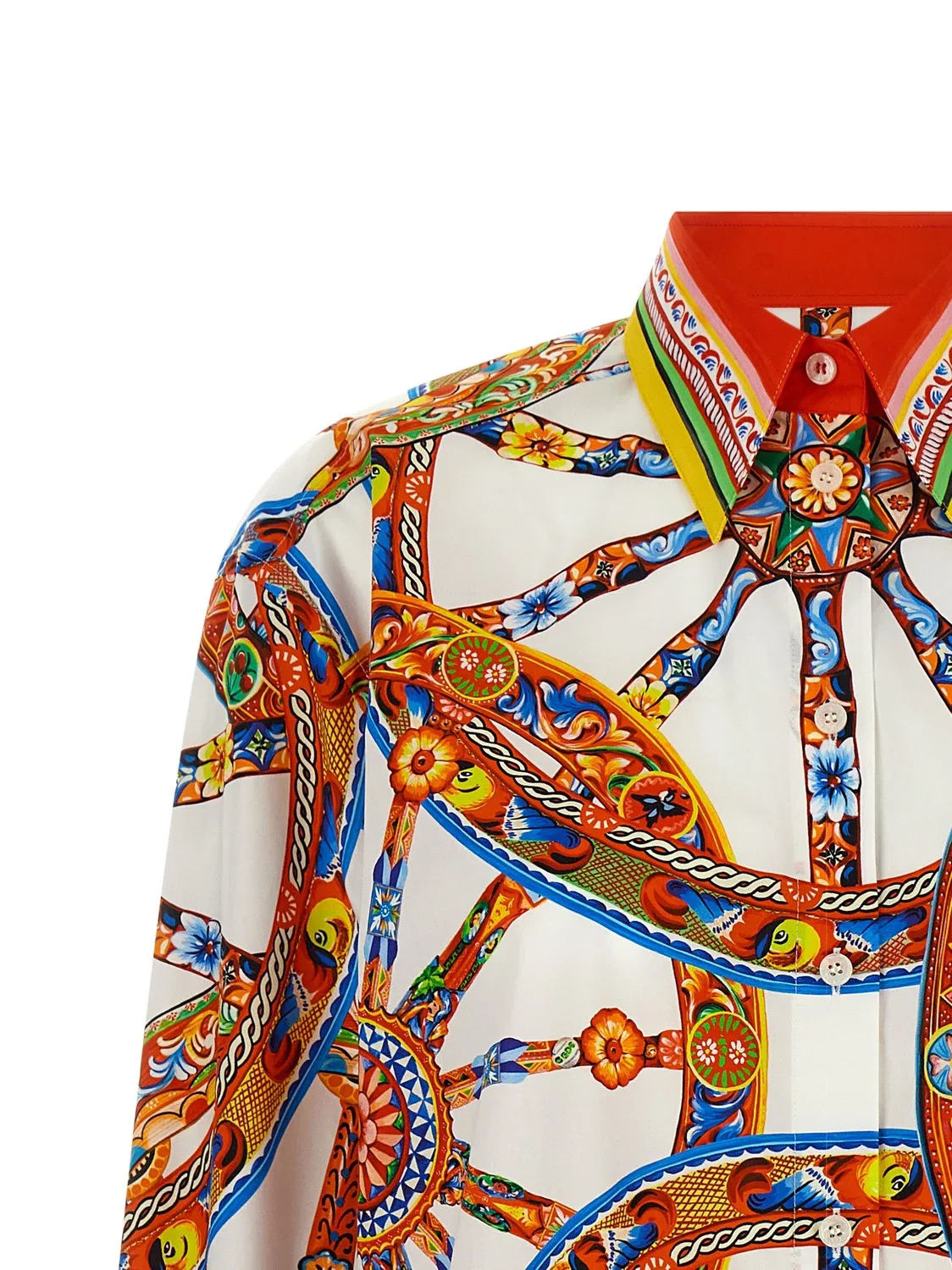 Рубашка Карретто Dolce & Gabbana, мультиколор — фото 3