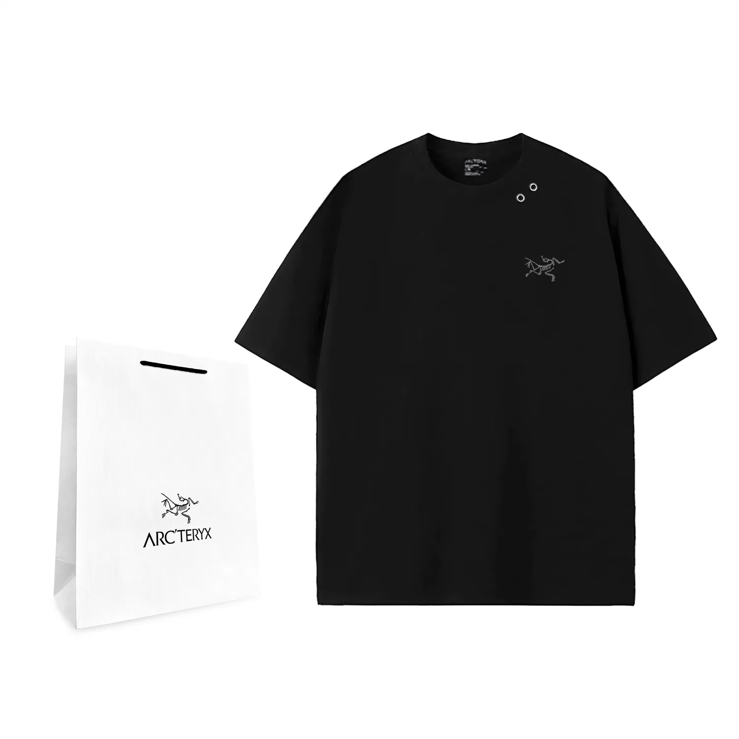 Футболка унисекс с принтом KRAGG, Arcteryx, Black