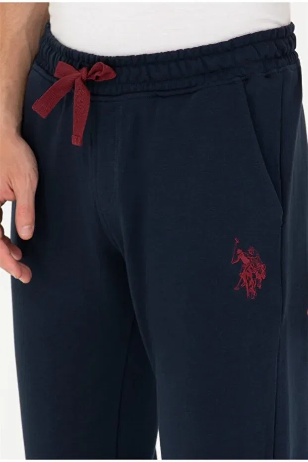 Мужские спортивные штаны с эластичным манжетом U.S. Polo Assn., Navy Blue — фото 2