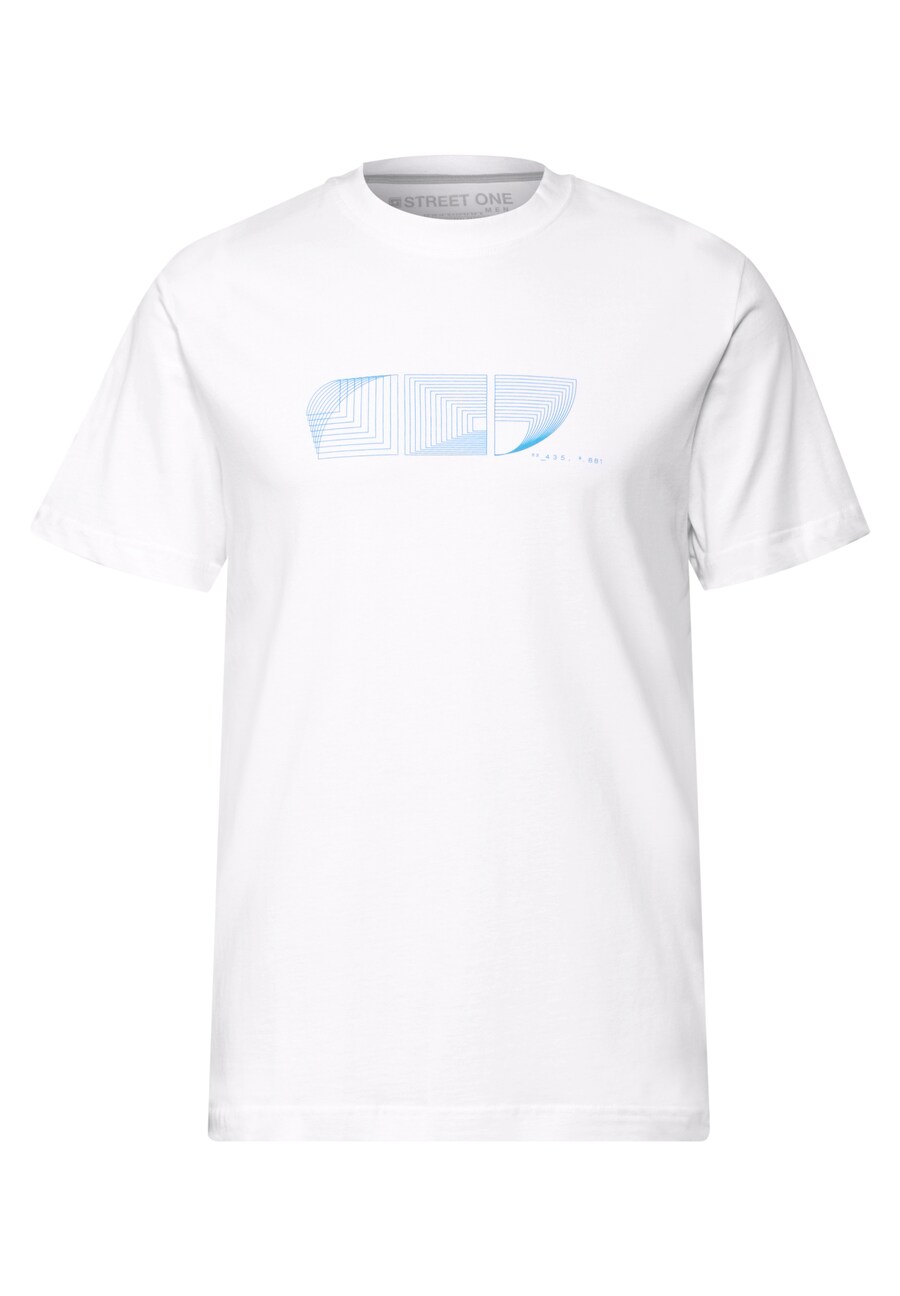 

Классическая футболка Street One MEN Shirt, белый