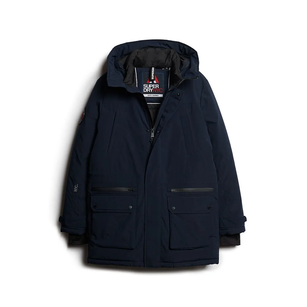 

Куртка Superdry City Padded, синий