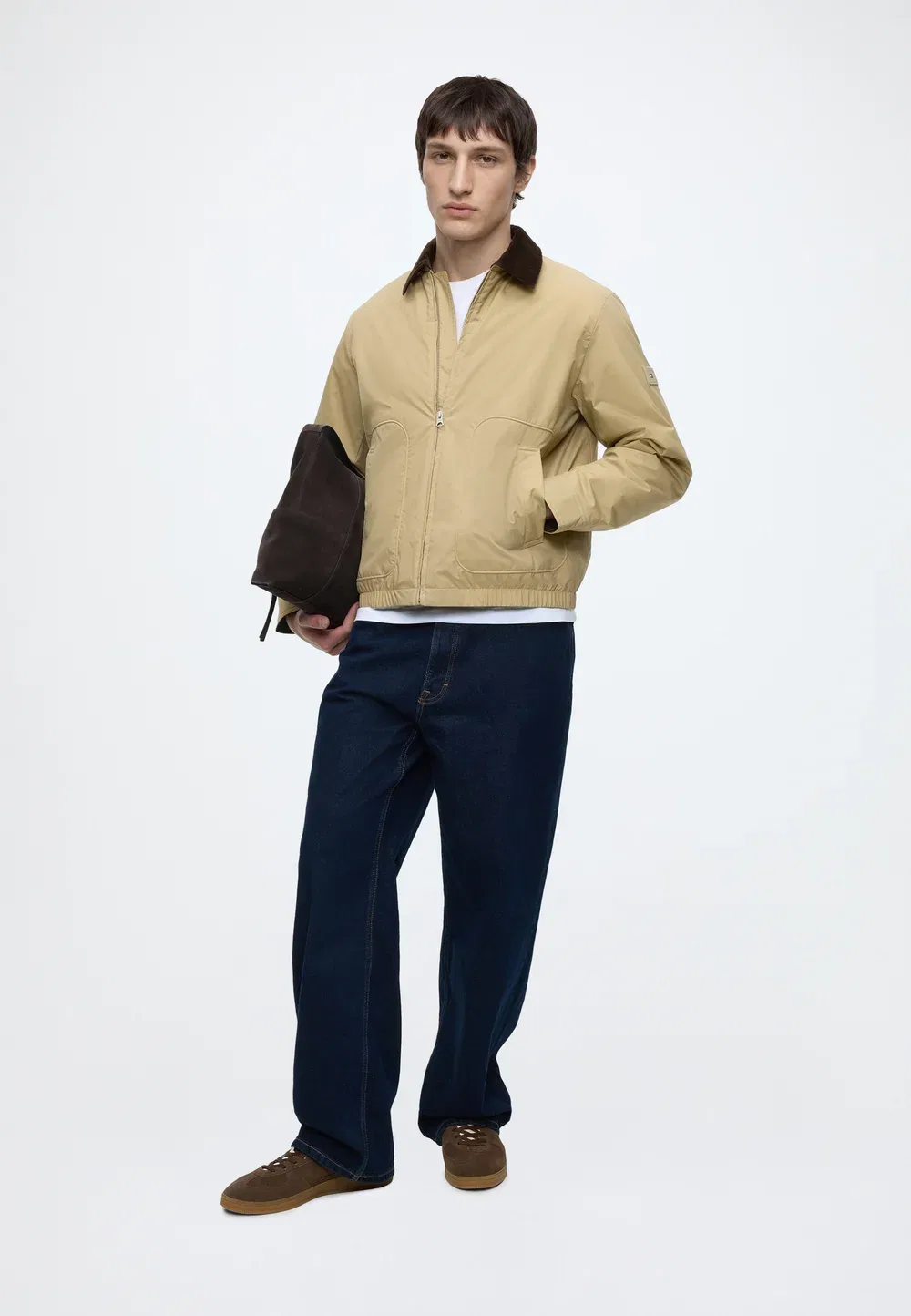 Излишки стеганой куртки-бомбера из плюща Tommy Hilfiger, Western Khaki — фото 2