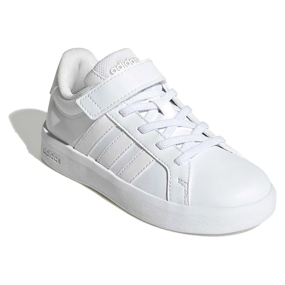 Кроссовки детские Grand Court Adidas, белый — фото 2