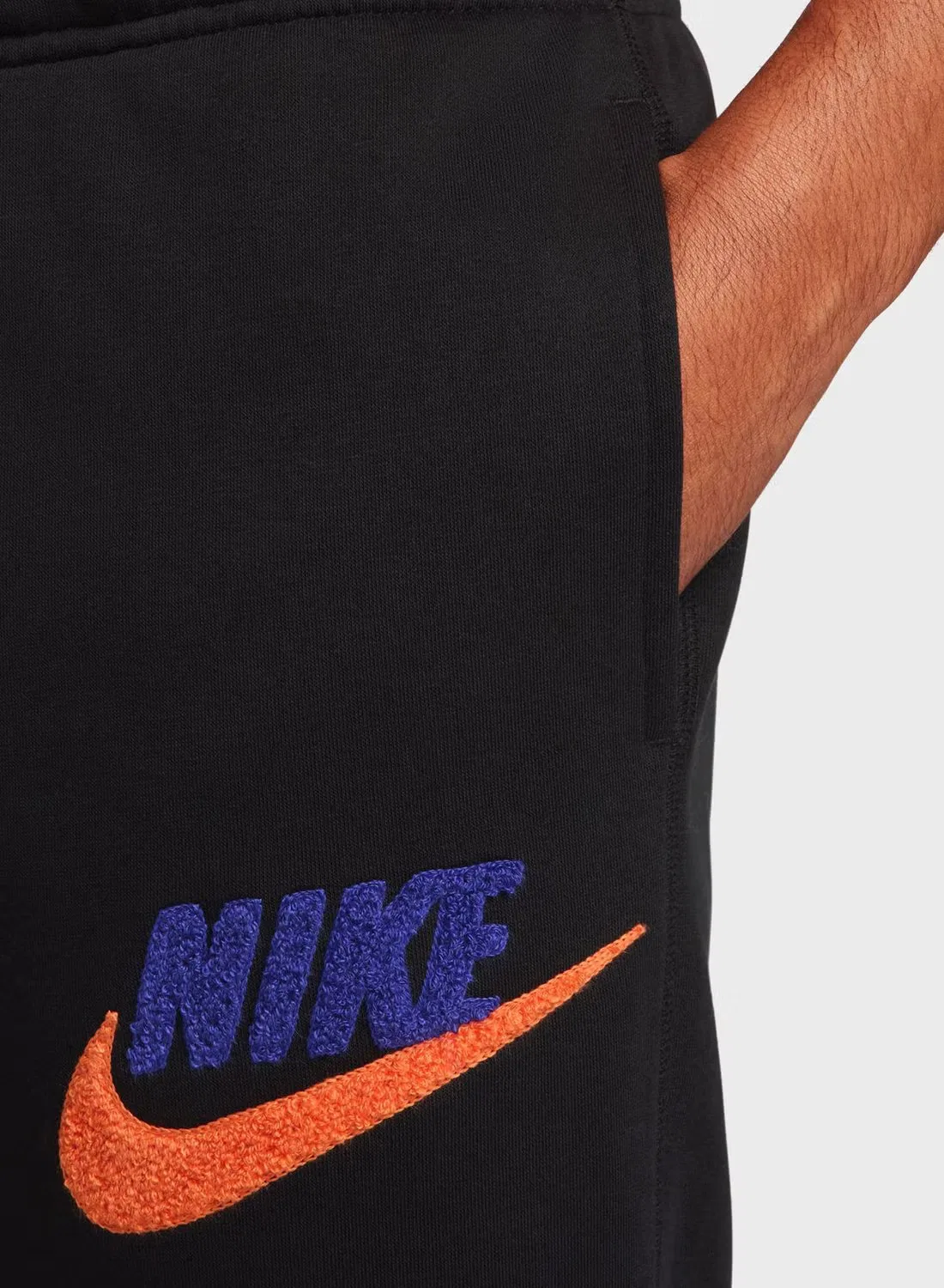 Джоггеры с эластичным поясом Club баскетбольные Nike, черный — фото 3