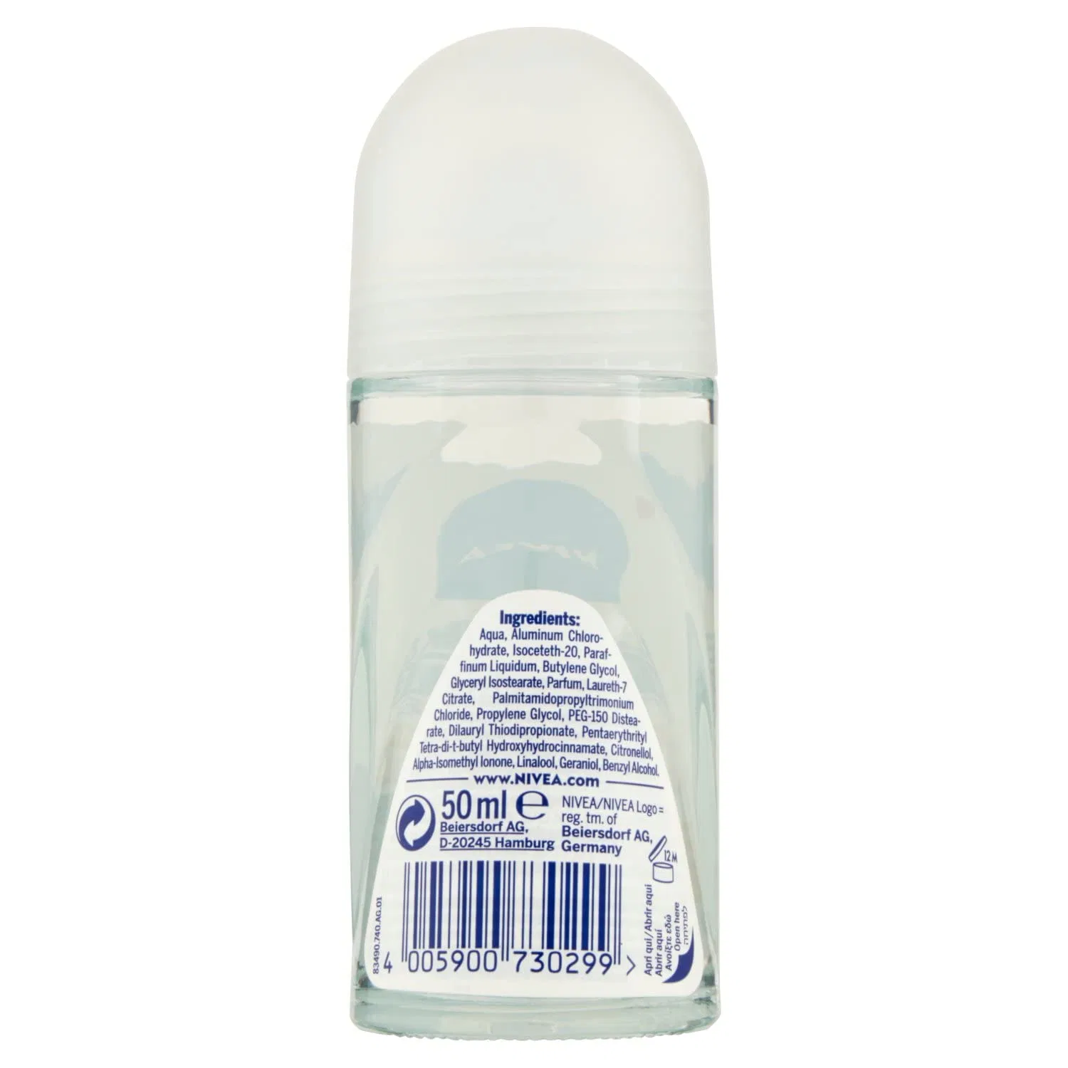 Дезодорант-антиперспирант NIVEA Black & White Invisible Ultimate Impact Roll-On, 50 мл — фото 3