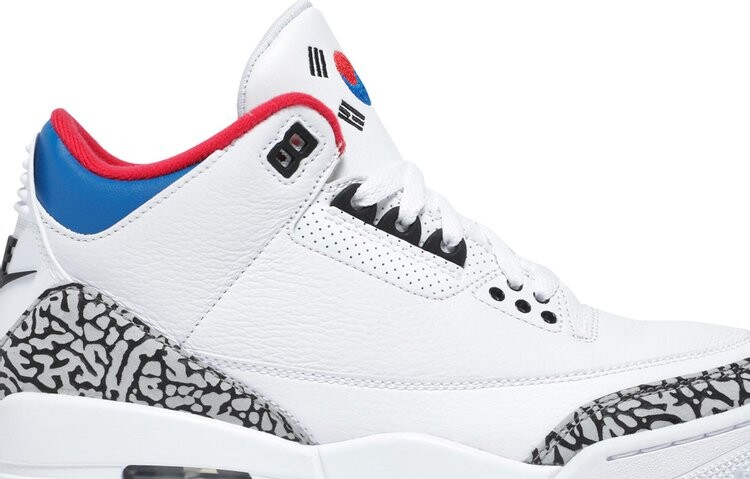 Кроссовки Wmns Air Jordan 3 Retro NRG Seoul, белый — фото 2