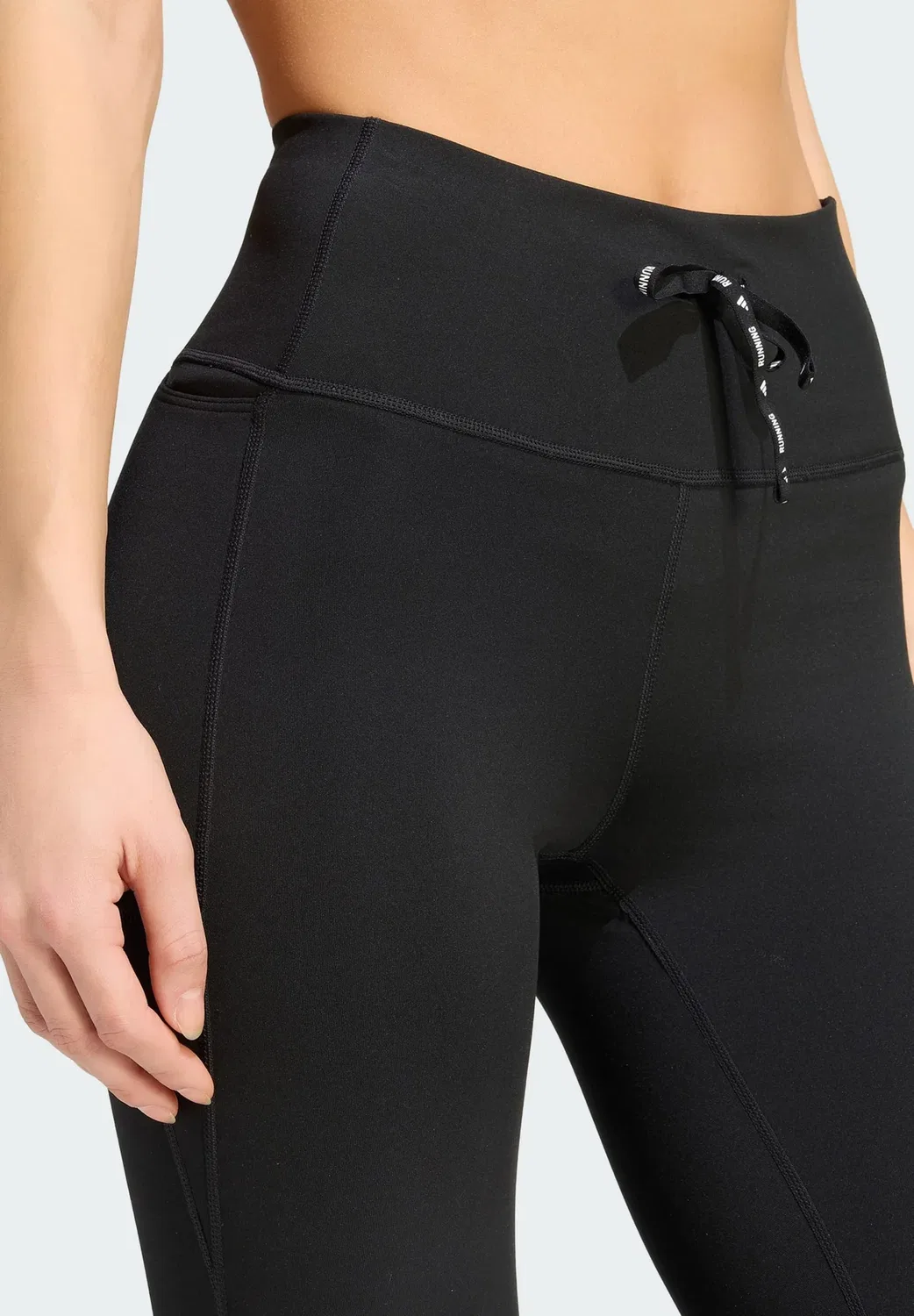 Беговые леггинсы ess w 1/1 l Adidas Performance, Black — фото 3