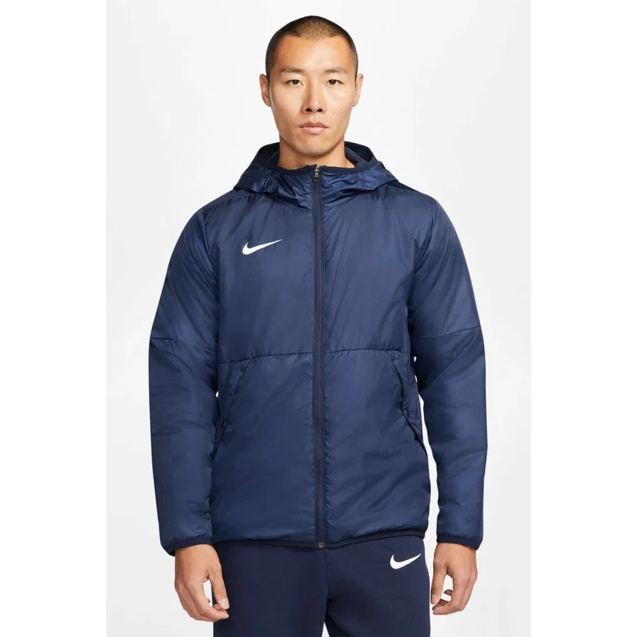 Мужская куртка для футбольных тренировок с капюшоном Nike Therma Repel Park, Черный