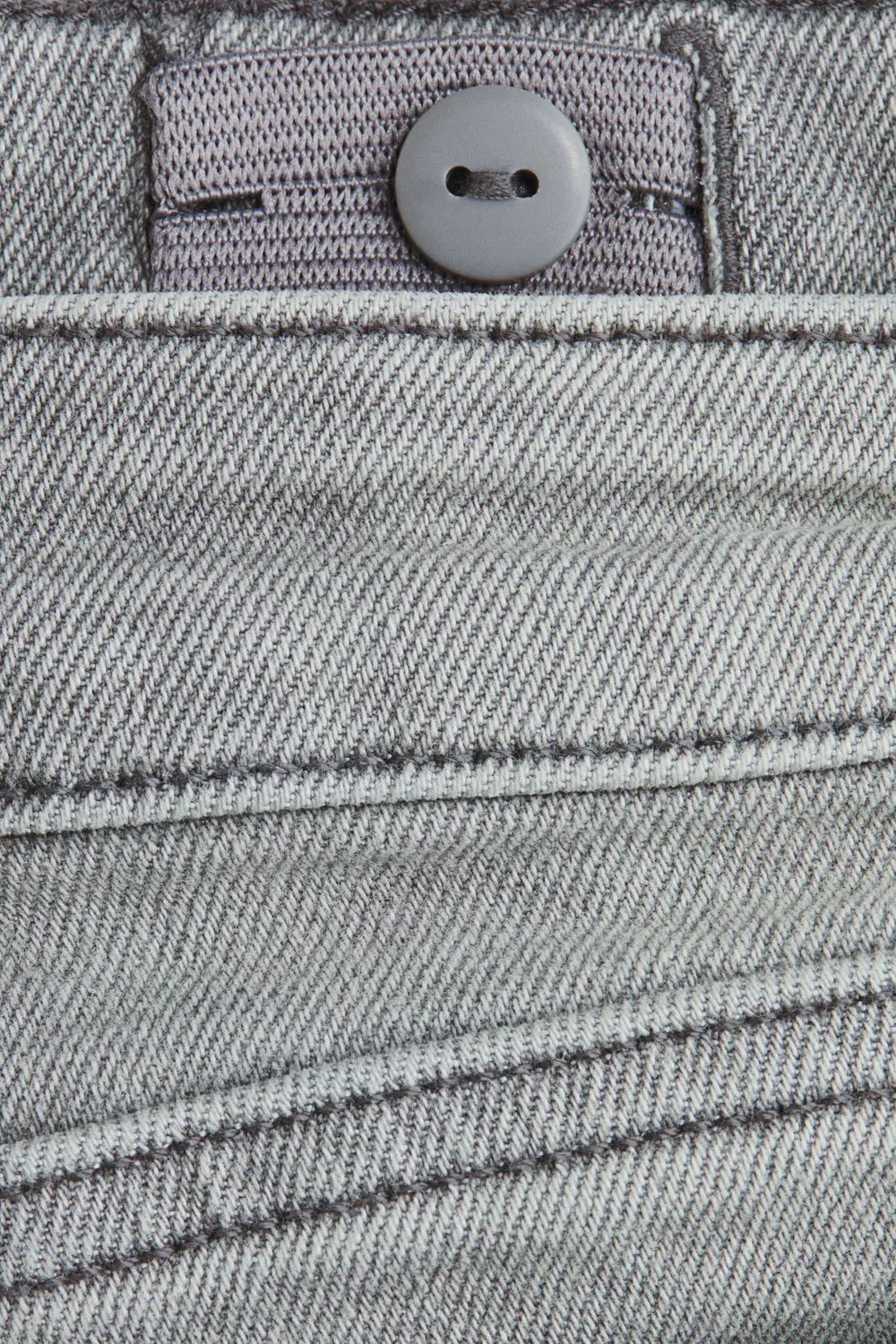 Узкие джинсы H&M, Helles Denimgrau — фото 2