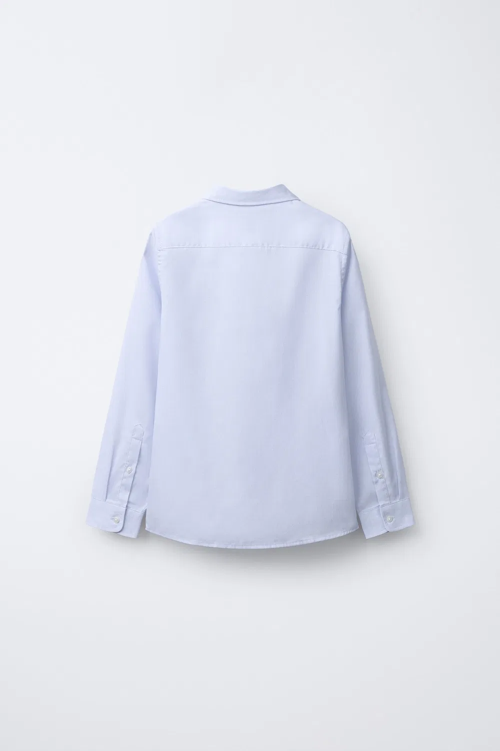 Простая рубашка ZARA, Sky Blue — фото 2