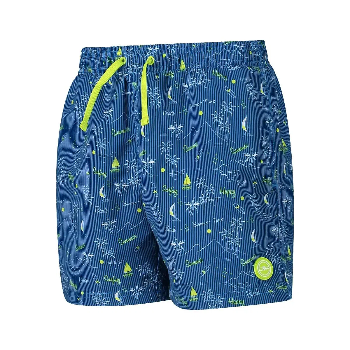 Детские плавки для мальчиков из микрофибры с принтом Kid Shorts 34R9064 Cmp, Konigsblau Navyblau — фото 2