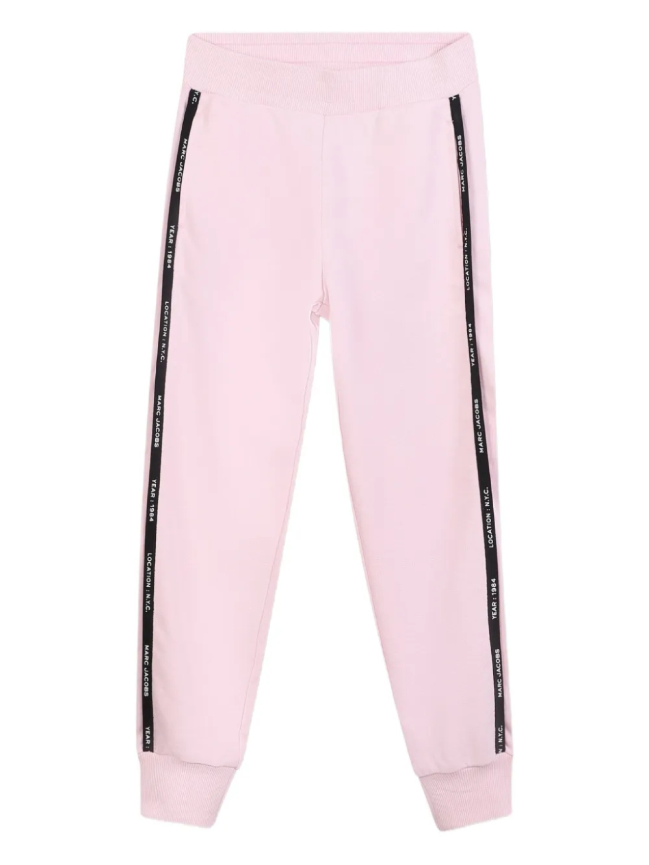 

Marc Jacobs Kids спортивные брюки из органического хлопка, розовый